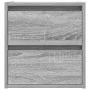Mesilla de noche de pared gris Sonoma 38x34x40 cm de , Mesitas de noche - Ref: Foro24-861257, Precio: 48,10 €, Descuento: %