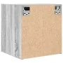 Mesilla de noche de pared gris Sonoma 38x34x40 cm de , Mesitas de noche - Ref: Foro24-861257, Precio: 48,10 €, Descuento: %