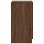 Mesillas de noche con 3 cajones 2 uds roble marrón 39x35x65 cm de , Mesitas de noche - Ref: Foro24-861350, Precio: 106,33 €, ...