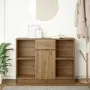 Aparador con cajón roble artisian 101x35x76cm madera ingeniería de , Aparadores - Ref: Foro24-861570, Precio: 88,86 €, Descue...