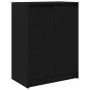 Aparador de madera de roble negro 57x34x76 cm de , Aparadores - Ref: Foro24-861617, Precio: 73,86 €, Descuento: %