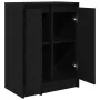 Aparador de madera de roble negro 57x34x76 cm de , Aparadores - Ref: Foro24-861617, Precio: 73,86 €, Descuento: %