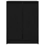 Aparador de madera de roble negro 57x34x76 cm de , Aparadores - Ref: Foro24-861617, Precio: 73,86 €, Descuento: %