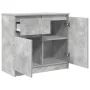 Aparador con cajón gris hormigón 71x35x65 cm madera ingeniería by , Sideboards - Ref: Foro24-861601, Price: 75,01 €, Discount: %