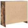 Aparador roble ahumado 85x34x76 cm madera de ingeniería de , Aparadores - Ref: Foro24-861629, Precio: 89,06 €, Descuento: %