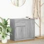 Aparador con cajón gris Sonoma 71x35x65 cm madera de ingeniería de , Aparadores - Ref: Foro24-861603, Precio: 75,85 €, Descue...