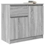 Aparador con cajón gris Sonoma 71x35x65 cm madera de ingeniería de , Aparadores - Ref: Foro24-861603, Precio: 75,85 €, Descue...
