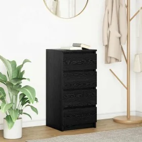 Aparador de madera de roble negro 37,5x35x76 cm de , Aparadores - Ref: Foro24-861752, Precio: 78,40 €, Descuento: %