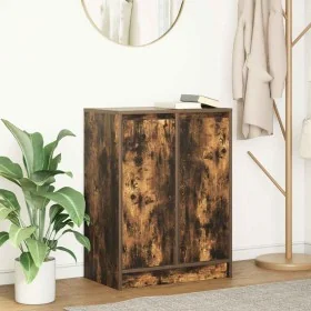 Aparador roble ahumado 57x34x76 cm madera de ingeniería by , Sideboards - Ref: Foro24-861620, Price: 70,16 €, Discount: %