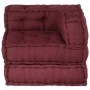 Puf modular tela granate 70x70x54 cm de , Cojines para sillas y sofás - Ref: Foro24-4019029, Precio: 168,17 €, Descuento: %