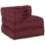 Puf modular tela granate 70x70x54 cm de , Cojines para sillas y sofás - Ref: Foro24-4019029, Precio: 168,17 €, Descuento: %
