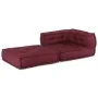 Puf modular tela granate 70x70x54 cm de , Cojines para sillas y sofás - Ref: Foro24-4019029, Precio: 168,17 €, Descuento: %