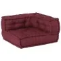 Puf modular tela granate 70x70x54 cm de , Cojines para sillas y sofás - Ref: Foro24-4019029, Precio: 168,17 €, Descuento: %