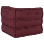 Puf modular tela granate 70x70x54 cm de , Cojines para sillas y sofás - Ref: Foro24-4019029, Precio: 168,17 €, Descuento: %