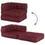 Puf modular tela granate 70x70x54 cm de , Cojines para sillas y sofás - Ref: Foro24-4019029, Precio: 168,17 €, Descuento: %