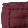 Puf modular tela granate 70x70x54 cm de , Cojines para sillas y sofás - Ref: Foro24-4019029, Precio: 168,17 €, Descuento: %