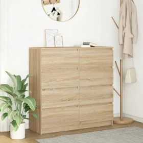 Aparador de madera de ingeniería roble Sonoma 100x35x99 cm de , Aparadores - Ref: Foro24-3328491, Precio: 151,46 €, Descuento: %