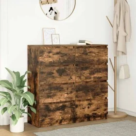 Aparador roble ahumado 100x35x99 cm madera de ingeniería by , Sideboards - Ref: Foro24-3328493, Price: 155,05 €, Discount: %