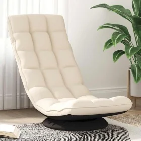 Silla giratoria de suelo de lino 70x51x79 cm by , Floor chairs - Ref: Foro24-4019732, Price: 131,97 €, Discount: %