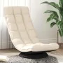 Silla giratoria de suelo de lino 70x51x79 cm de , Sillas de suelo - Ref: Foro24-4019732, Precio: 131,97 €, Descuento: %