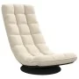 Silla giratoria de suelo de lino 70x51x79 cm de , Sillas de suelo - Ref: Foro24-4019732, Precio: 131,97 €, Descuento: %