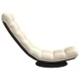 Silla giratoria de suelo de lino 70x51x79 cm de , Sillas de suelo - Ref: Foro24-4019732, Precio: 131,97 €, Descuento: %