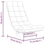 Silla giratoria de suelo de lino 70x51x79 cm de , Sillas de suelo - Ref: Foro24-4019732, Precio: 131,97 €, Descuento: %