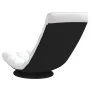 Silla giratoria de suelo de tela blanca 70x51x79 cm by , Floor chairs - Ref: Foro24-4019730, Price: 115,24 €, Discount: %