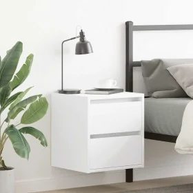 Mesillas de noche de pared 2 uds blanco 38x34x40 cm by , Nightstands - Ref: Foro24-861248, Price: 85,39 €, Discount: %