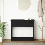 Mesa consola con cajones negra 85,5x38,5x74,5 cm by , Side tables - Ref: Foro24-861392, Price: 81,12 €, Discount: %