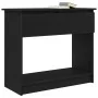 Mesa consola con cajones negra 85,5x38,5x74,5 cm by , Side tables - Ref: Foro24-861392, Price: 81,12 €, Discount: %