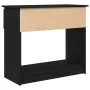 Mesa consola con cajones negra 85,5x38,5x74,5 cm by , Side tables - Ref: Foro24-861392, Price: 81,12 €, Discount: %