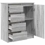 Aparador con cajones Sonoma gris 71x35x84 cm madera ingeniería de , Aparadores - Ref: Foro24-861585, Precio: 112,52 €, Descue...