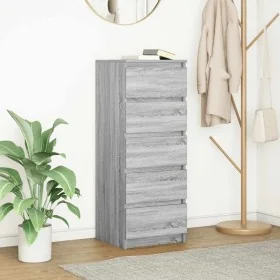 Aparador con cajones Sonoma gris 37,5x35x99cm Madera ingeniería von , Sideboards - Ref: Foro24-861765, Preis: 91,13 €, Rabatt: %