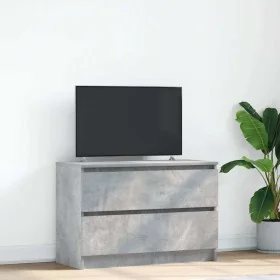 Mueble de TV de madera de ingeniería gris hormigón 80x35x54 cm by , TV Furniture - Ref: Foro24-861790, Price: 74,75 €, Discou...