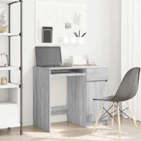 Escritorio Sonoma gris 86x49x76 cm madera de ingeniería de , Escritorios - Ref: Foro24-861828, Precio: 96,91 €, Descuento: %