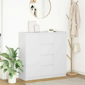 Aparador con cajones blanco 100,5x35x98,5 cm madera ingeniería von , Sideboards - Ref: Foro24-3328453, Preis: 161,67 €, Rabat...