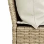 Sofá de jardín con cojines ratán sintético beige by , Outdoor sofas - Ref: Foro24-4104125, Price: 312,91 €, Discount: %