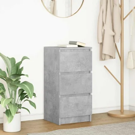 Aparador de madera de ingeniería gris hormigón 37,5x35x76 cm de , Aparadores - Ref: Foro24-861727, Precio: 62,39 €, Descuento: %