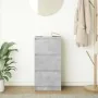 Aparador de madera de ingeniería gris hormigón 37,5x35x76 cm de , Aparadores - Ref: Foro24-861727, Precio: 62,39 €, Descuento: %