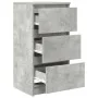 Aparador de madera de ingeniería gris hormigón 37,5x35x76 cm de , Aparadores - Ref: Foro24-861727, Precio: 62,39 €, Descuento: %
