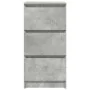 Aparador de madera de ingeniería gris hormigón 37,5x35x76 cm de , Aparadores - Ref: Foro24-861727, Precio: 62,39 €, Descuento: %