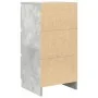 Aparador de madera de ingeniería gris hormigón 37,5x35x76 cm de , Aparadores - Ref: Foro24-861727, Precio: 62,39 €, Descuento: %