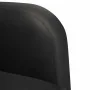 Sillón con reposabrazos cuero sintética negro 54 cm de , Sillones - Ref: Foro24-4100529, Precio: 158,95 €, Descuento: %