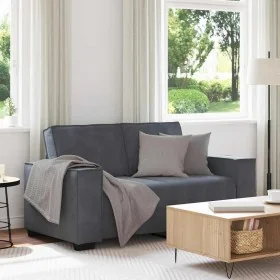 Sofá de 2 plazas de terciopelo gris oscuro 120 cm by , Sofas - Ref: Foro24-4105011, Price: 209,50 €, Discount: %