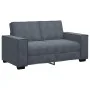 Sofá de 2 plazas de terciopelo gris oscuro 120 cm by , Sofas - Ref: Foro24-4105011, Price: 209,50 €, Discount: %