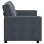 Sofá de 2 plazas de terciopelo gris oscuro 120 cm by , Sofas - Ref: Foro24-4105011, Price: 209,50 €, Discount: %