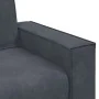 Sofá de 2 plazas de terciopelo gris oscuro 120 cm by , Sofas - Ref: Foro24-4105011, Price: 209,50 €, Discount: %