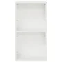Leñero blanco 40x30x75 cm Acero laminado en frío de , Bolsas y soportes de leña - Ref: Foro24-864192, Precio: 80,39 €, Descue...