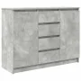 Aparador con cajones gris hormigón 100,5x35x76 cm de , Aparadores - Ref: Foro24-3328447, Precio: 135,11 €, Descuento: %